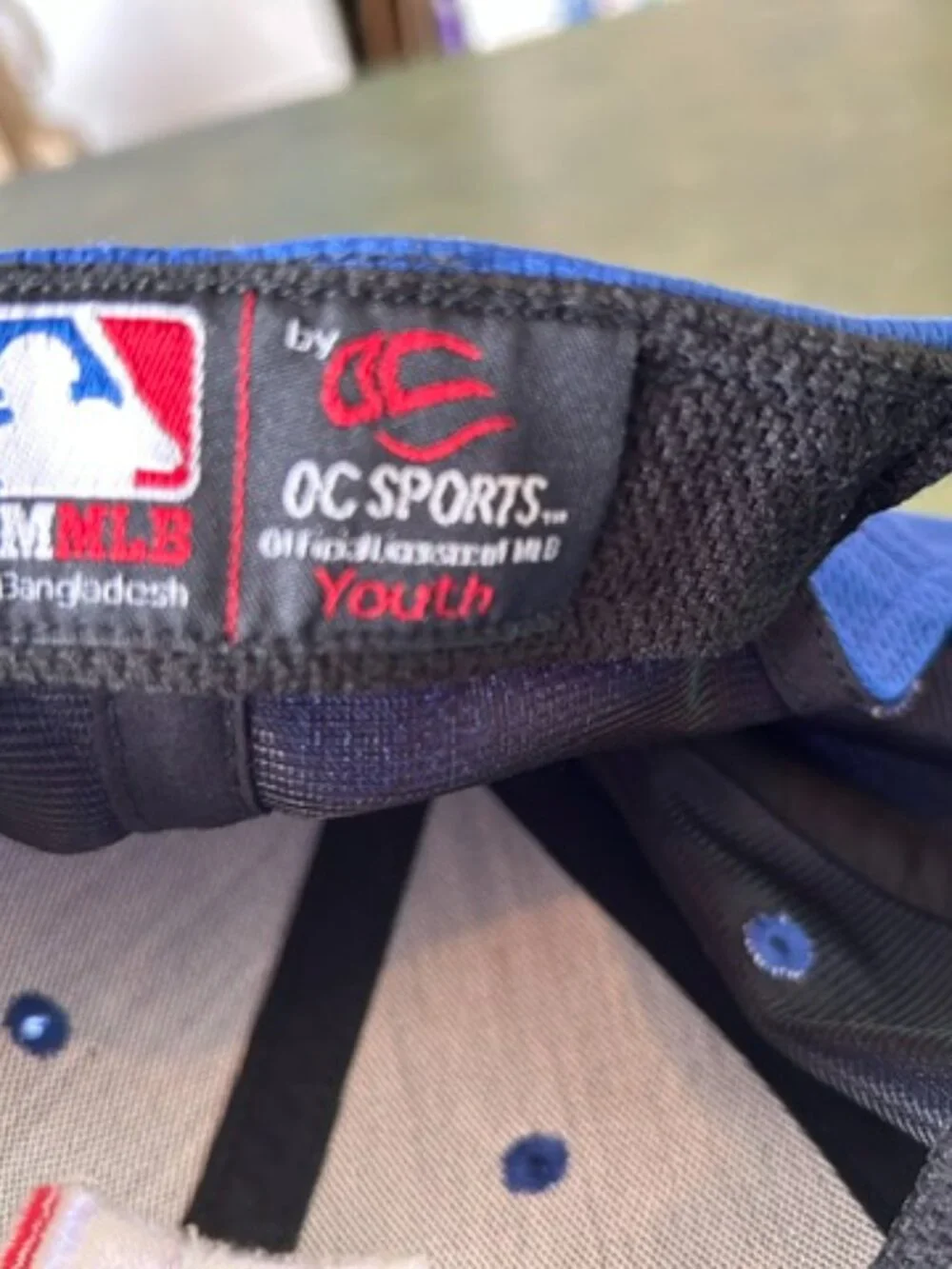 Team Mlb embroidered logo